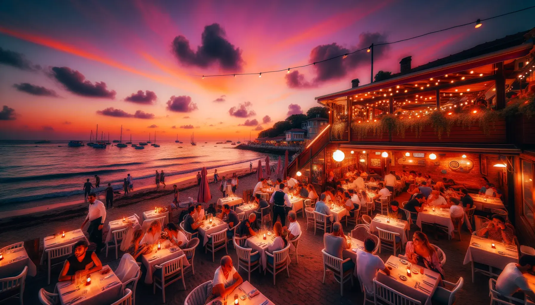 İstanbul'da denize girilecek ve yemek yenecek yerler